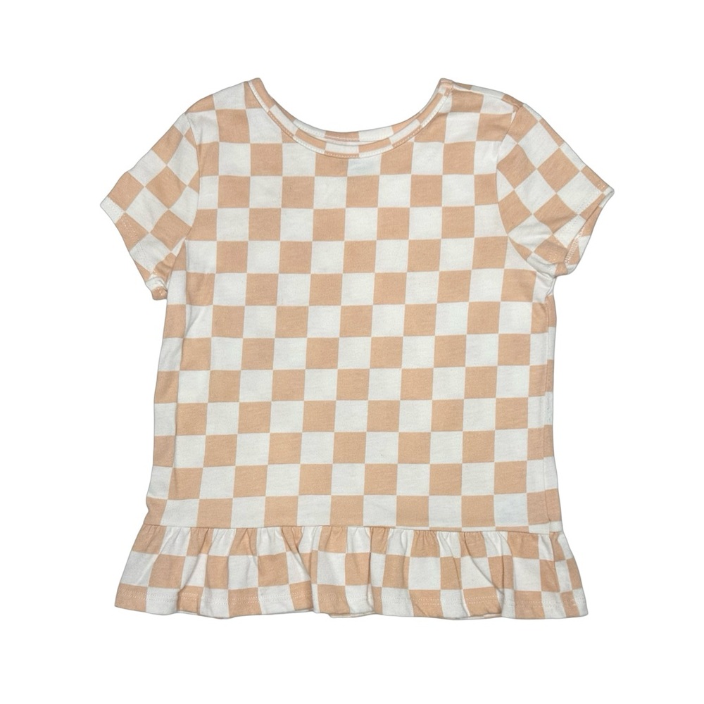 Garanimals Checkered Peplum Top